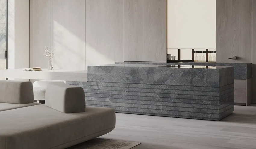 Кварцевый агломерат Sesame Grey